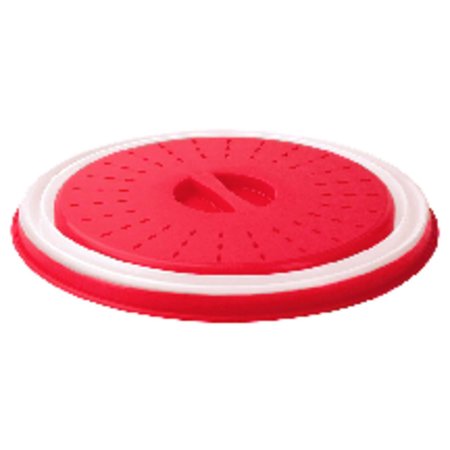 Tovolo 10.5 in. W X 10.5 in. L Red/White Plastic Collapsible Microwave Food Cover 81-10109